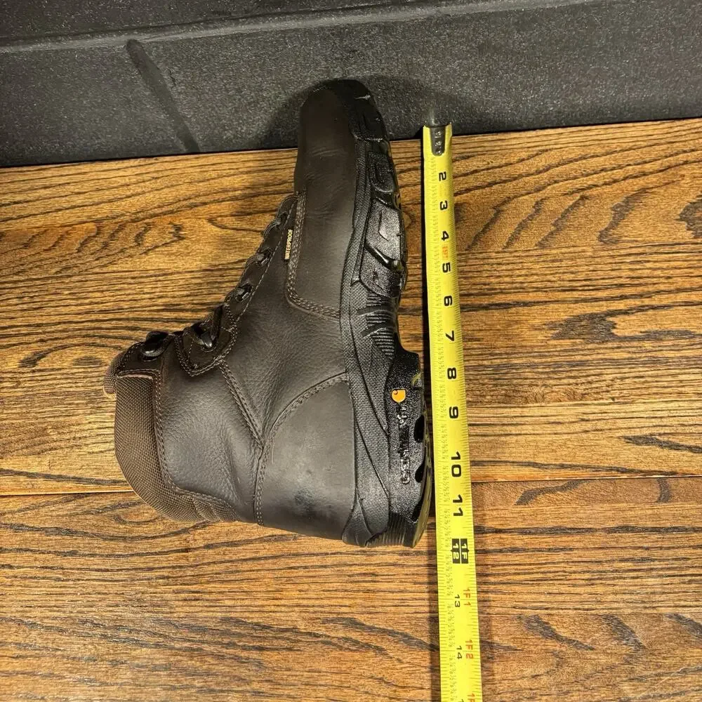 Carhartt CH347 Brown Leather Hiking Work Boots Waterproof Men’s 10